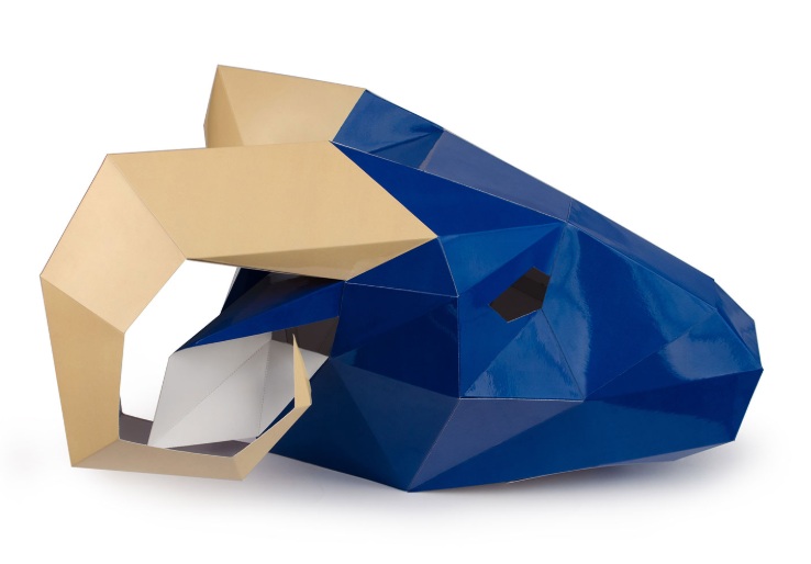 Маска в стиле Paperkraft